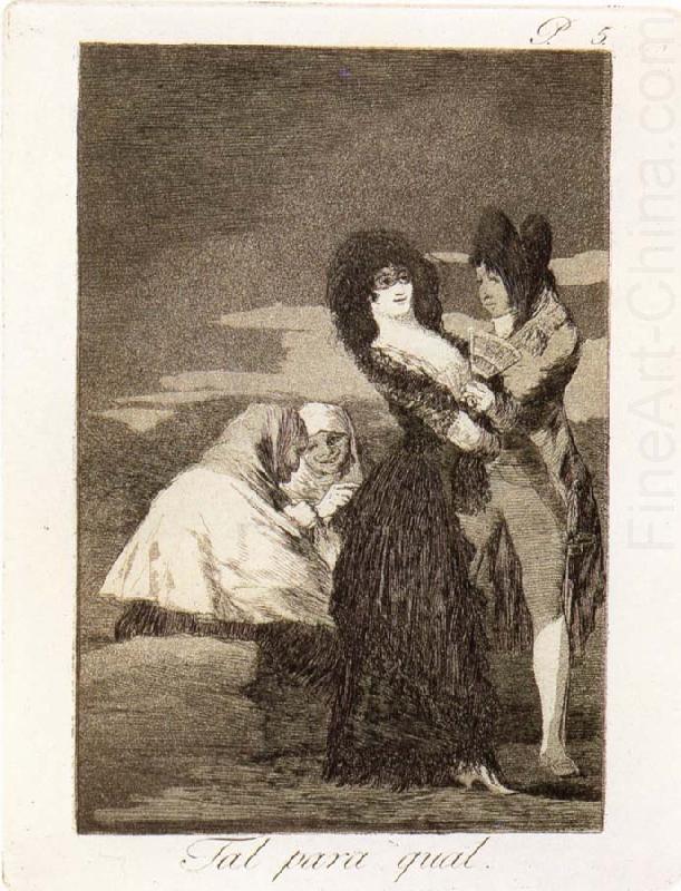 Tal para qual, Francisco Goya